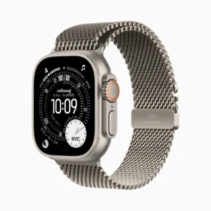 Apple Watch Ultra 3 Titanium Case with Milanese Loop