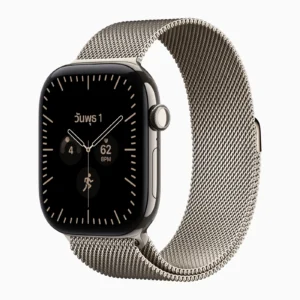 Apple Watch Series 12 GPS + Cellular 46mm Titanium Case with Milanese Loop